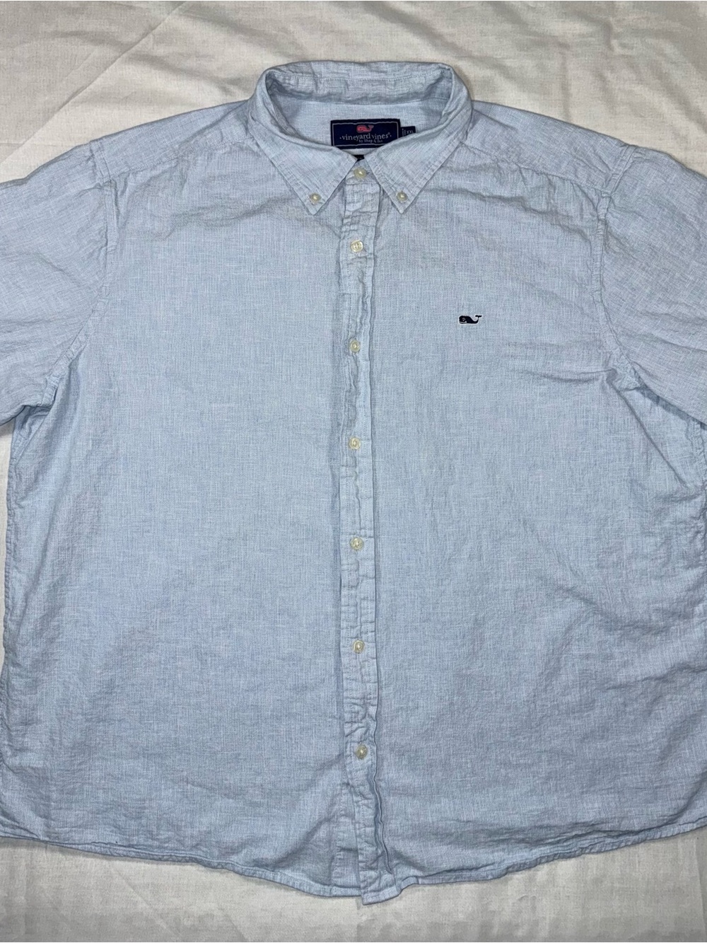 Vineyard Vines Pale Blue Button-Down Oxford Shirt